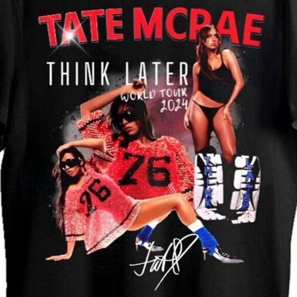 Tate McRae Think Later 2024 Concert Tour Retro Music Fan Collector Classic 05 - Picture 2 of 5